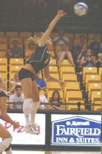 Charlotte Flair Playing Volleyball