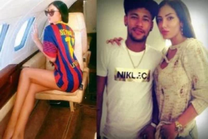 Elisabeth Martinez with Neymar