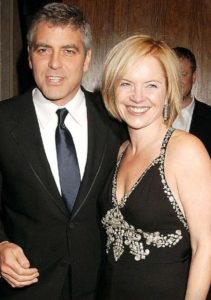 George Clooney with Mariella Frostrup