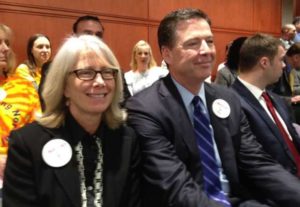 James Comey with his Wife