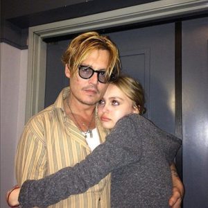 Johnny Depp with his Daughter