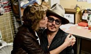 Johnny Depp with Kiley Evans