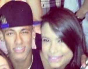 Neymar with Patricia Jordane