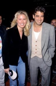 George Clooney with Vendela Kirsebom