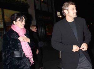 George Clooney with Karen duffy