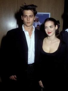 Johnny Depp with Winona Ryder