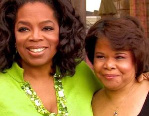 Oprah Winfrey with her Sister Patricia Lofton