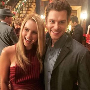 Joseph Morgan with Claire Holt