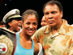 Laila Ali Book with her Father