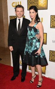 Sarah Silverman with Michael Sheen