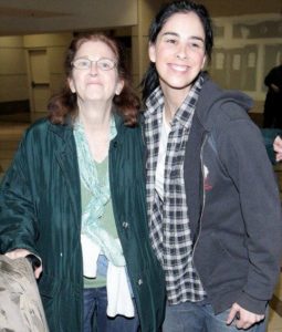 Sarah Silverman with her mother Beth
