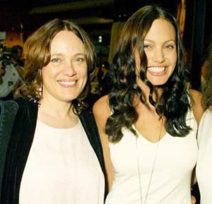 Angelina Jolie with her Mother