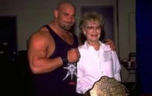 Bill Goldberg with his Mother