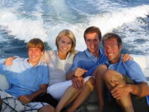 Heather Nauert with her Brothers