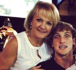 Logan Paul with his Mother