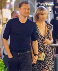 Tom Hiddleston with Taylor Swift