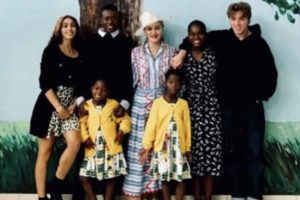 Madonna with her Kids