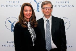 Bill Gates with his Wife