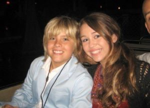 Dylan Sprouse with Miley Cyrus