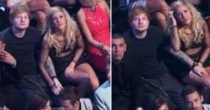 Ed Sheeran with Ellie Goulding