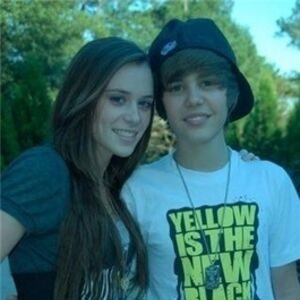 Justin Bieber with Caitlin Beadles