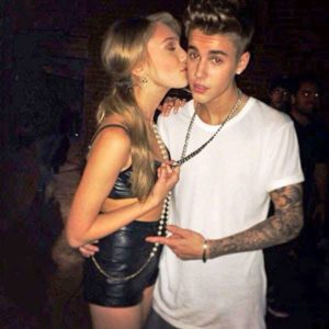 Justin Bieber with Cailin Russo