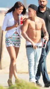 Justin Bieber with Yovanna Ventura