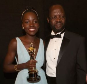 Lupita Nyong’o with her Father