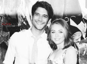 Tyler Posey with Miley Cyrus