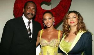 Beyonce with her Parents