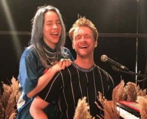 Billie Eilish with her Brother