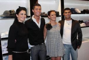 Cristiano Ronaldo with his Brother and Sister