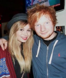 Ed Sheeran with Nina Nesbitt
