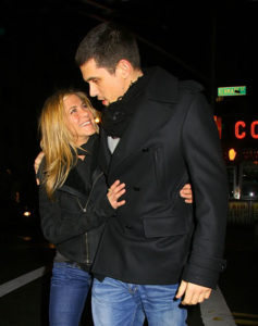 Jennifer Aniston with Paul Sculfor