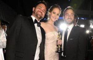 Jenifer Lawrence with her Brothers