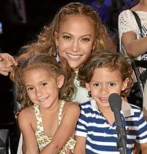 Jennifer Lopez with her Kids