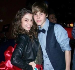 Justin Bieber with Jacque Pyles