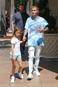 Justin Bieber with his Sister