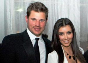 Kim Kardashian with Nick Lachey