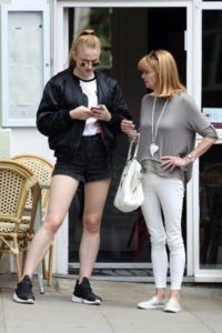 Sophie Turner with her Mother