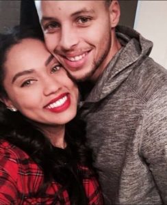 Stephen Curry with his Wife