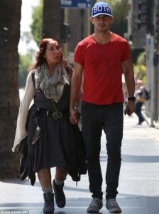 Shia Labeouf with his Mother