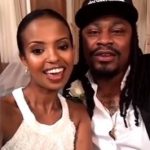 Marshawn Lynch With His Wife