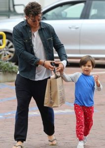 Orlando with his son Flynn