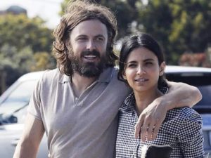 Casey Affleck with his girlfriend Floriana Lima