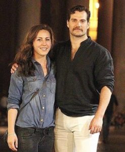 Henry Cavill with Lucy Cork