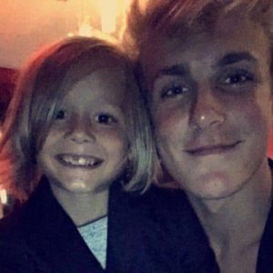 Jake Paul with his younger brother Roman