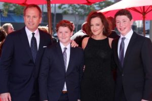 Joan Cusack With Her Sons