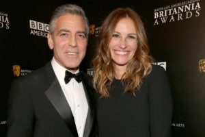 Julia Roberts with George Clooney