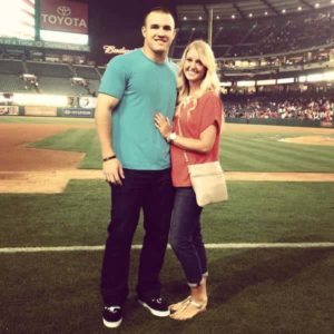 Michael Trout with Jessica Cox